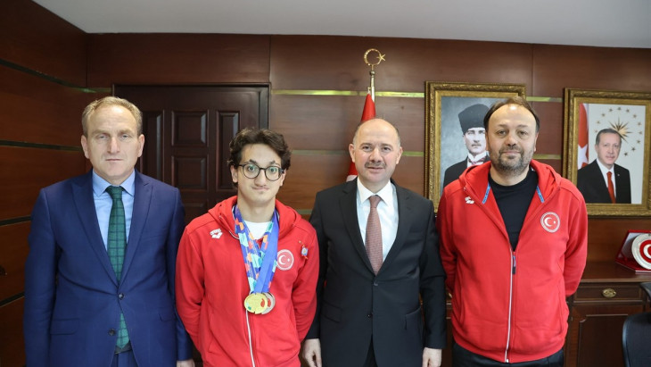 Avrupa Şampiyonu Turgut Aslan Yaraman'a Tebrik